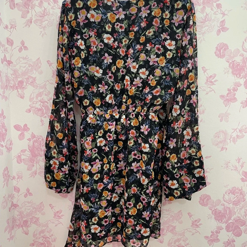 Buddy Love Multicolor Floral Long Sleeve Dress - Picture 2 of 5
